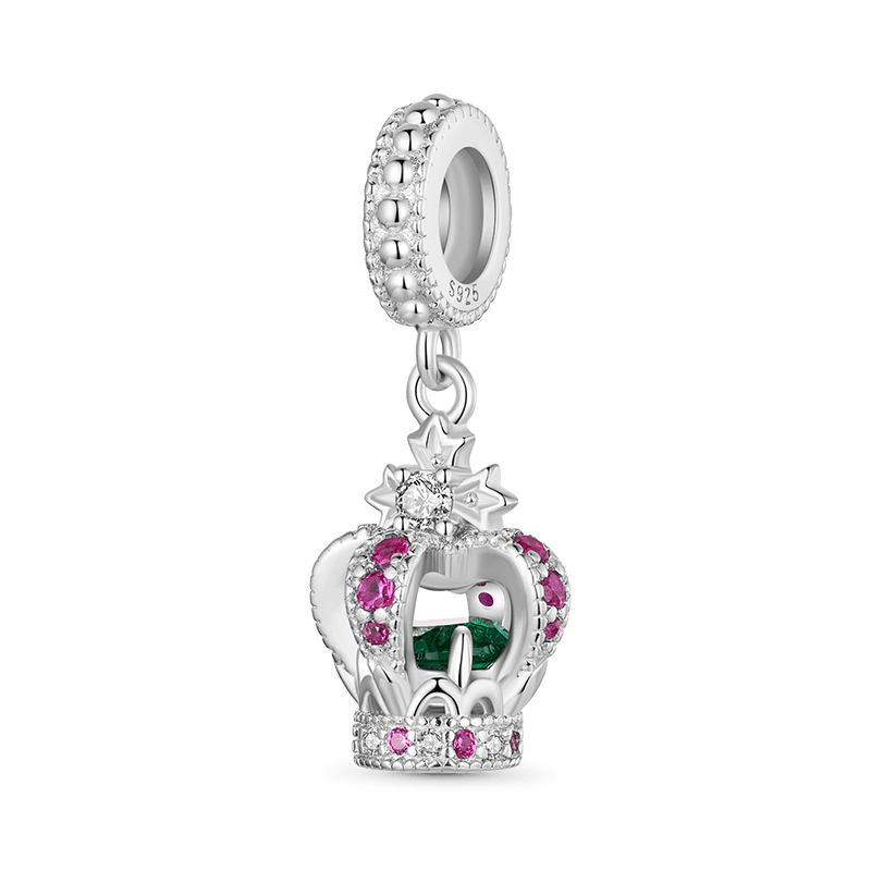 Gnoce Elegant Crown Pendant Dangle Charm_1