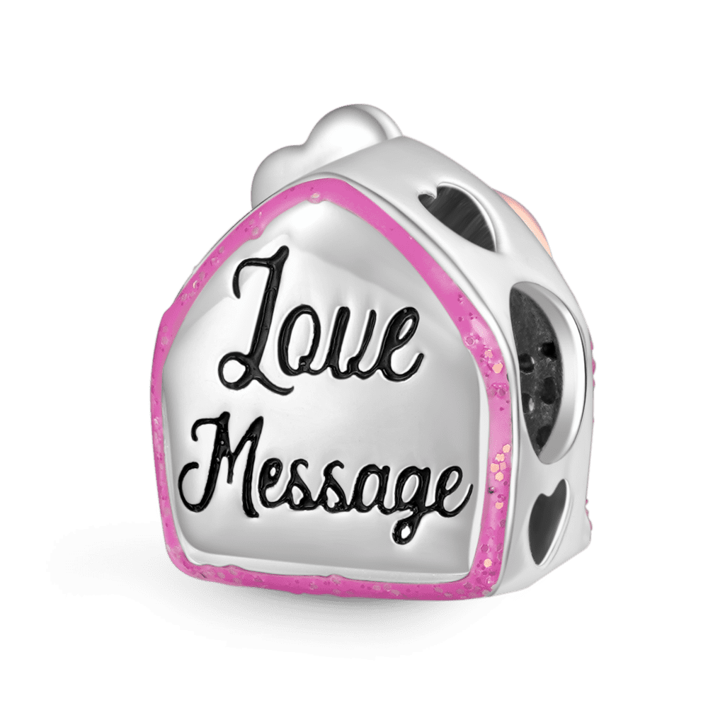 Gnoce "Love Message" Pink Glow-in-the-Dark Envelope Charm_3