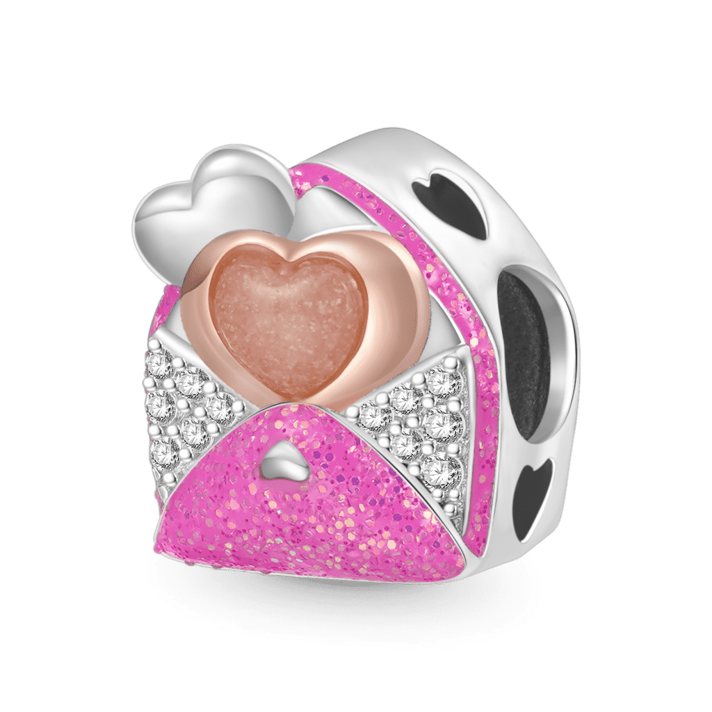 Gnoce "Love Message" Pink Glow-in-the-Dark Envelope Charm_2