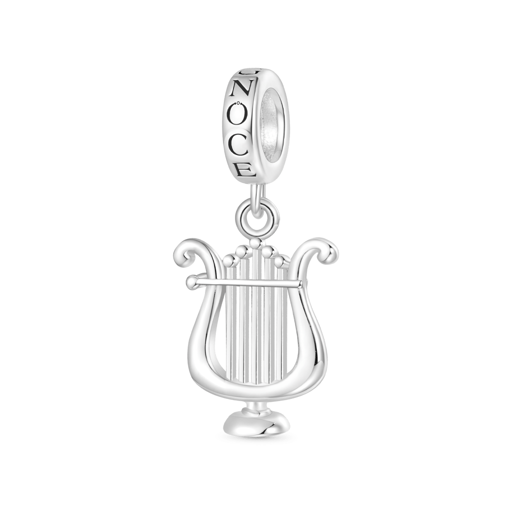 Gnoce Ancient Greek Lyre Pendant Dangle Charm_1