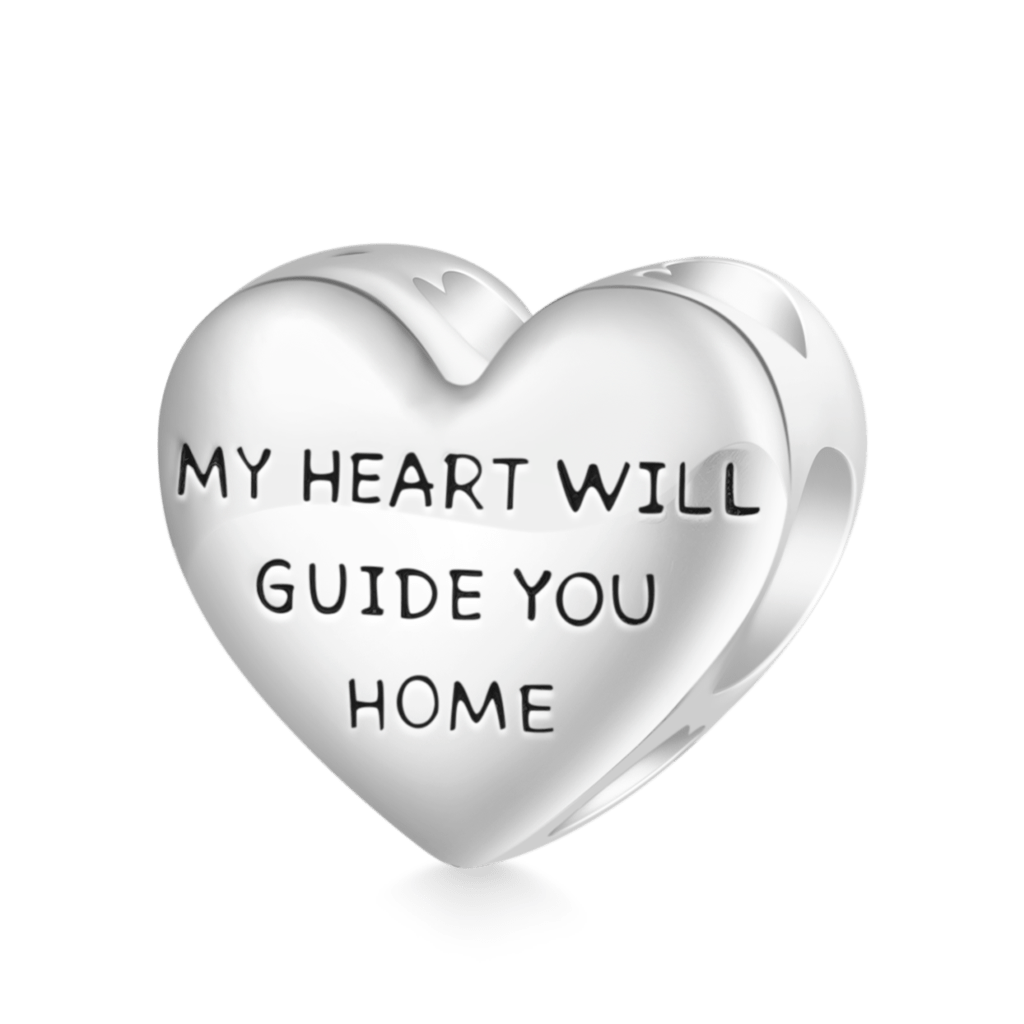 Gnoce "MY HEART WILL GUIDE YOU HOME" Heart Charm_2