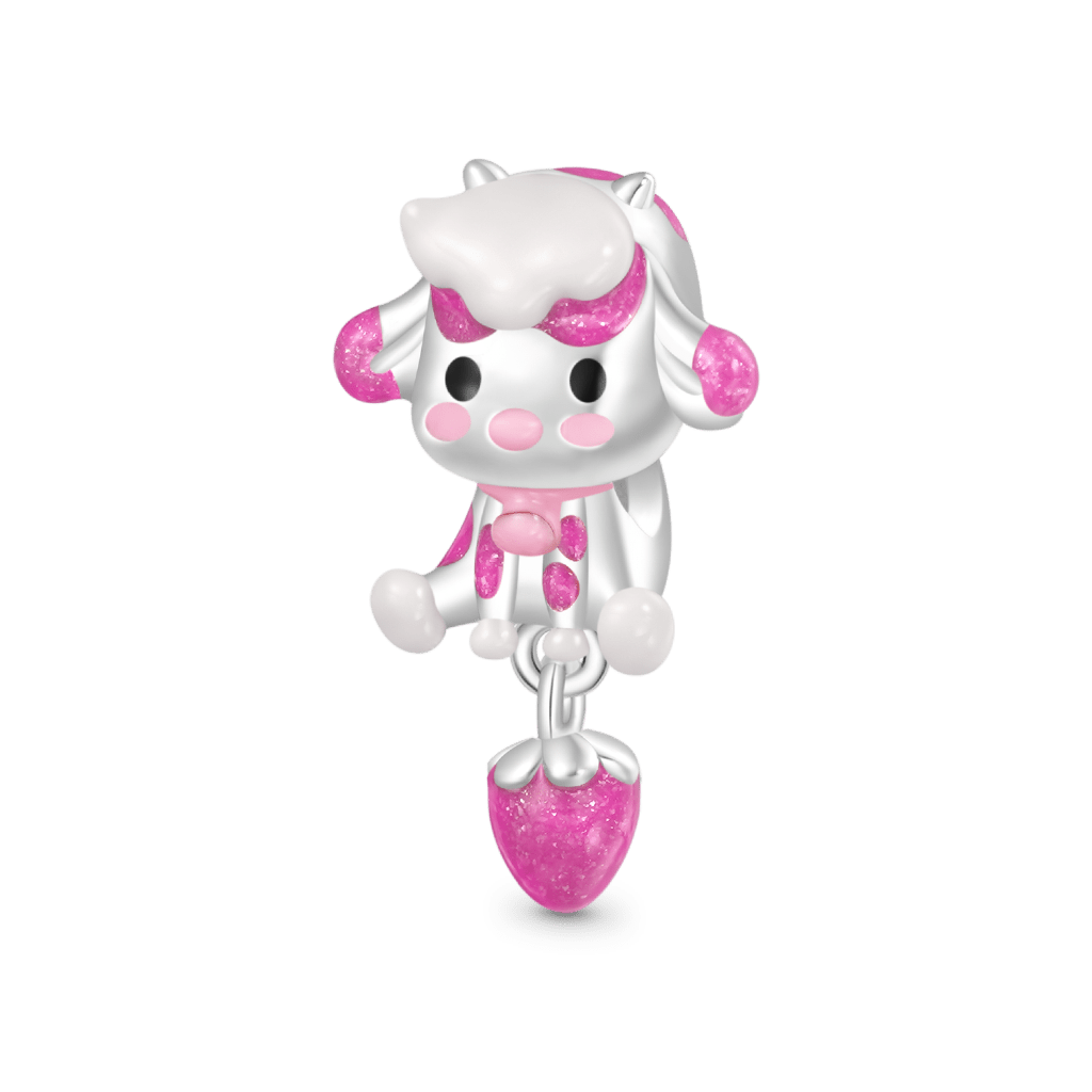 Gnoce Strawberry Cow Charm_1