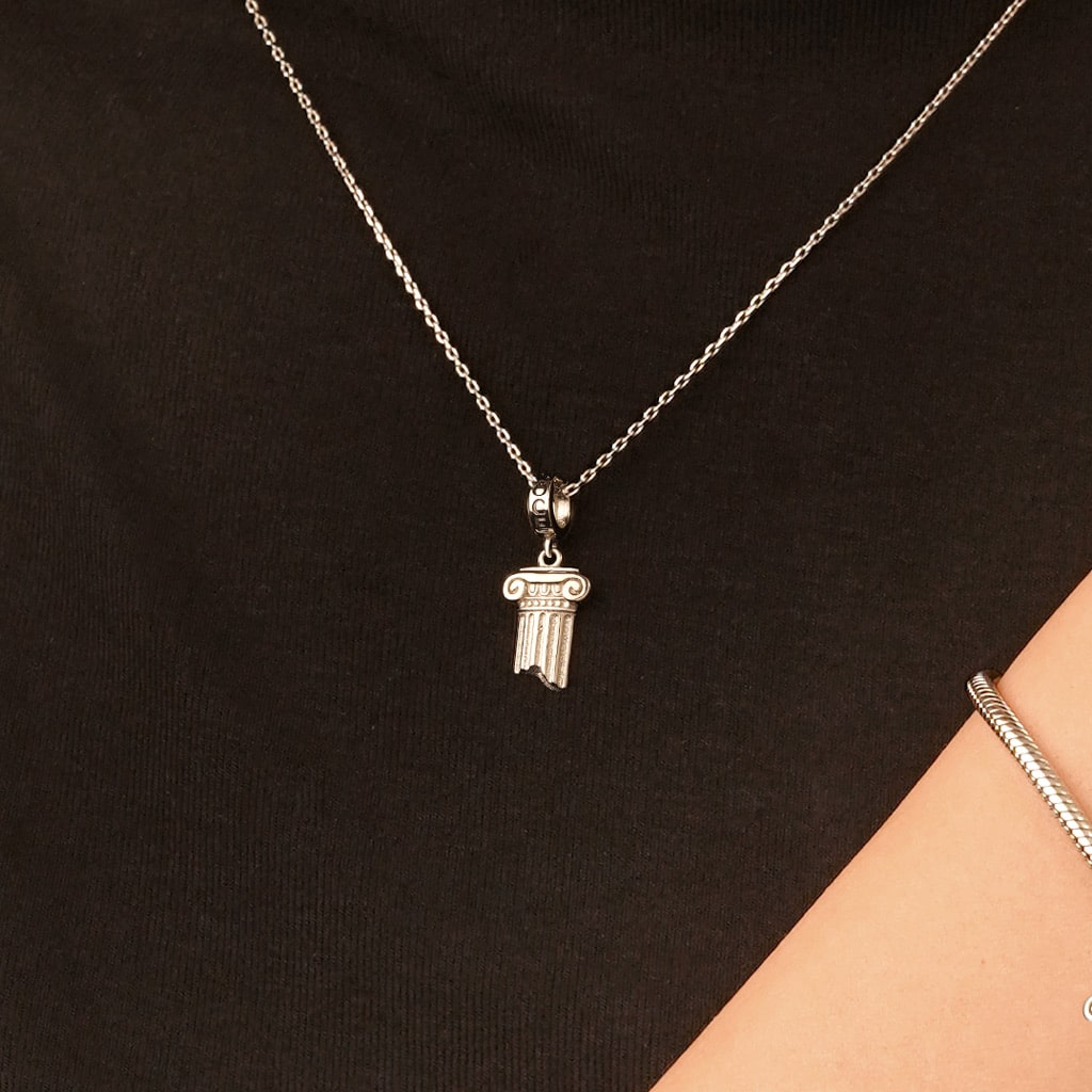 Gnoce Byzantine Lonic Column Pendant Dangle Charm_5