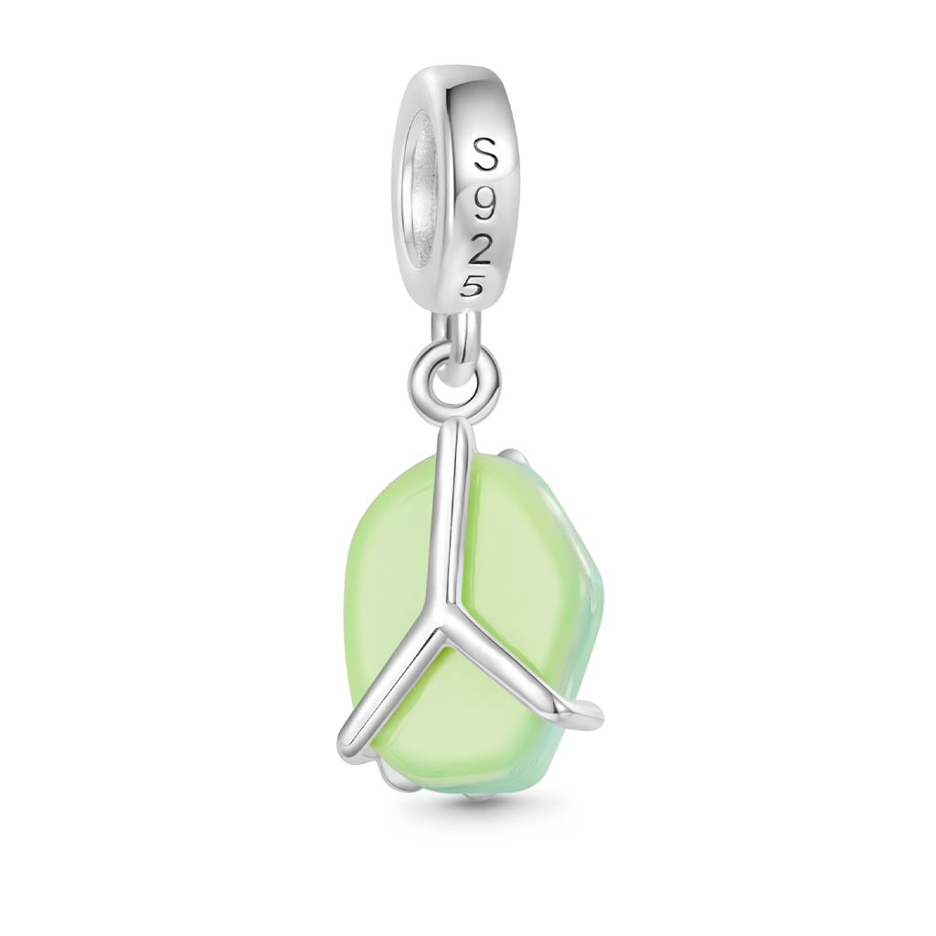 Gnoce Green Four-leaf Clover Pendant Dangle Charm_2