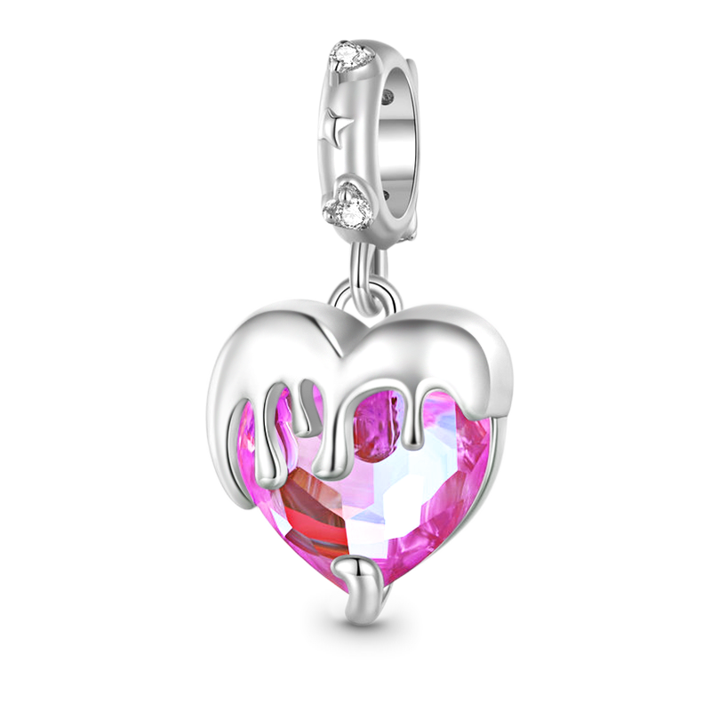 Gnoce Melting Heart Pendant Dangle Charm_1