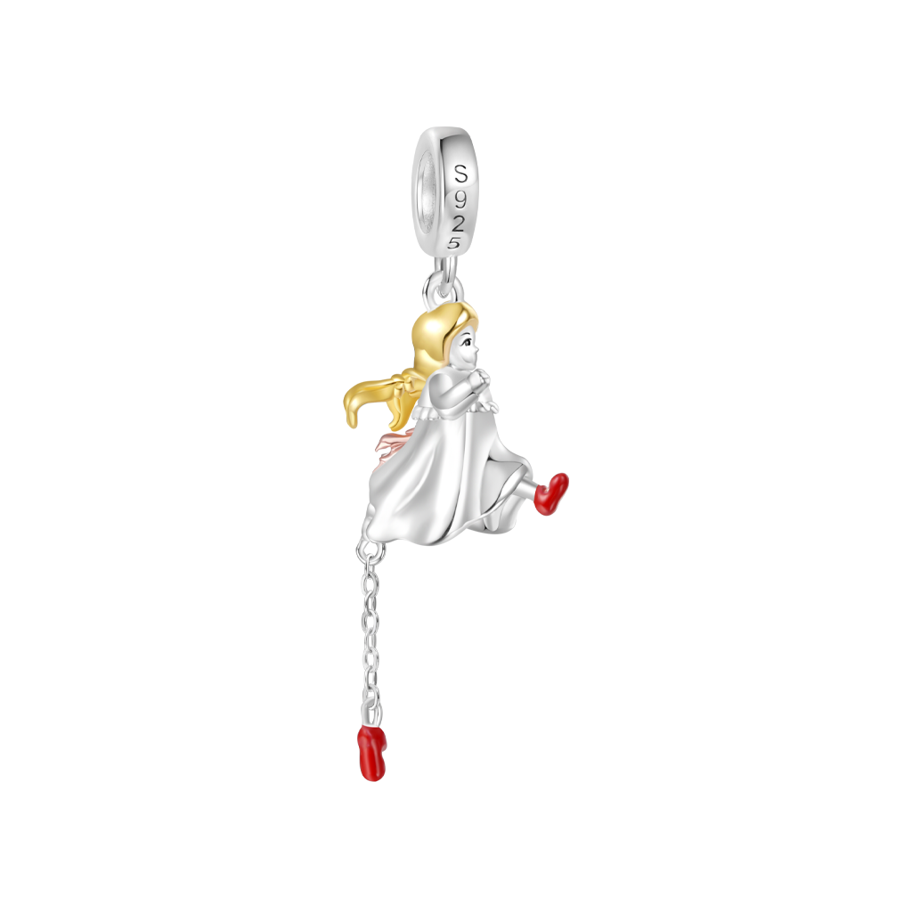Gnoce The Wonderful Wizard of Oz Running Dorothy Pendant Dangle Charm_2