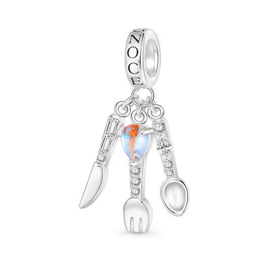 Gnoce Cutlery Knife Spoon Fork Pendant Dangle Charm_1