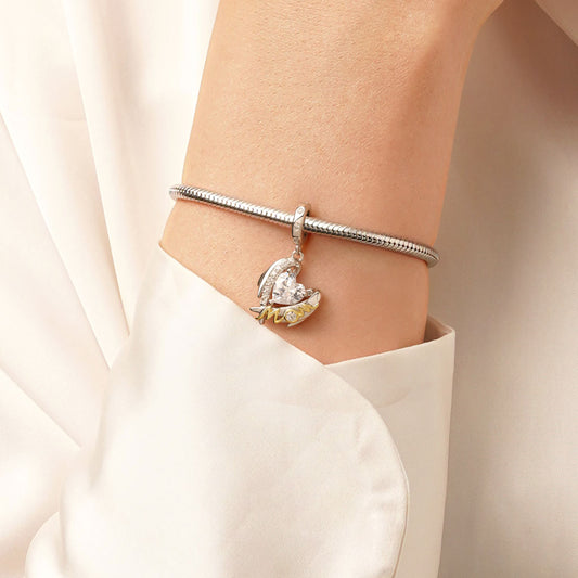Gnoce Mother's Day Wings of Love Pendant Dangle Charm_6