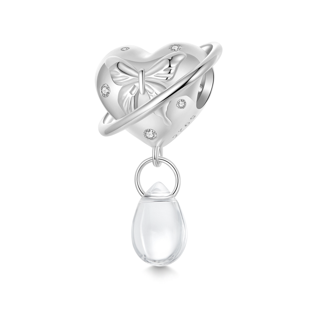 Gnoce Heart Butterfly Planet Charm_1