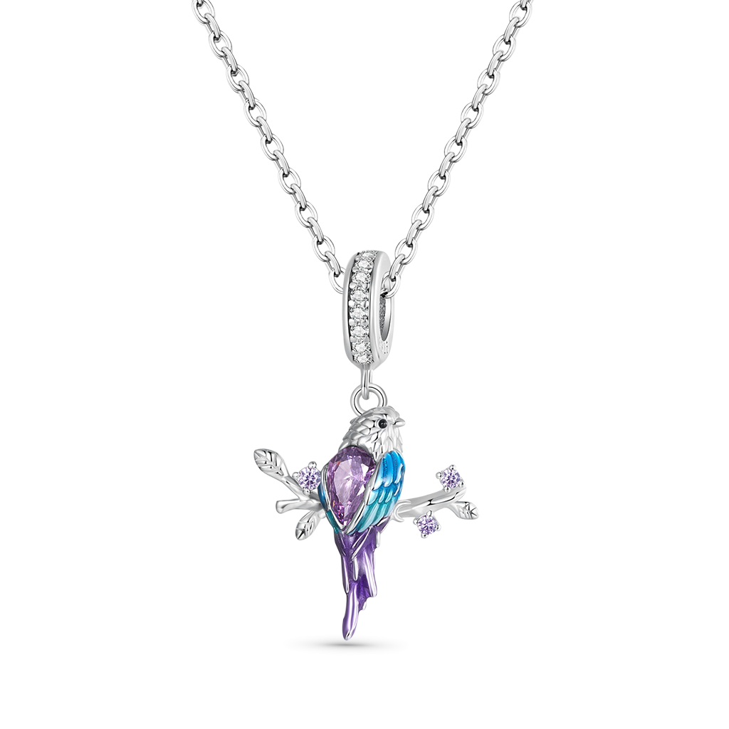 Gnoce Gradient Color Kingfisher Pendant Dangle Charm_2