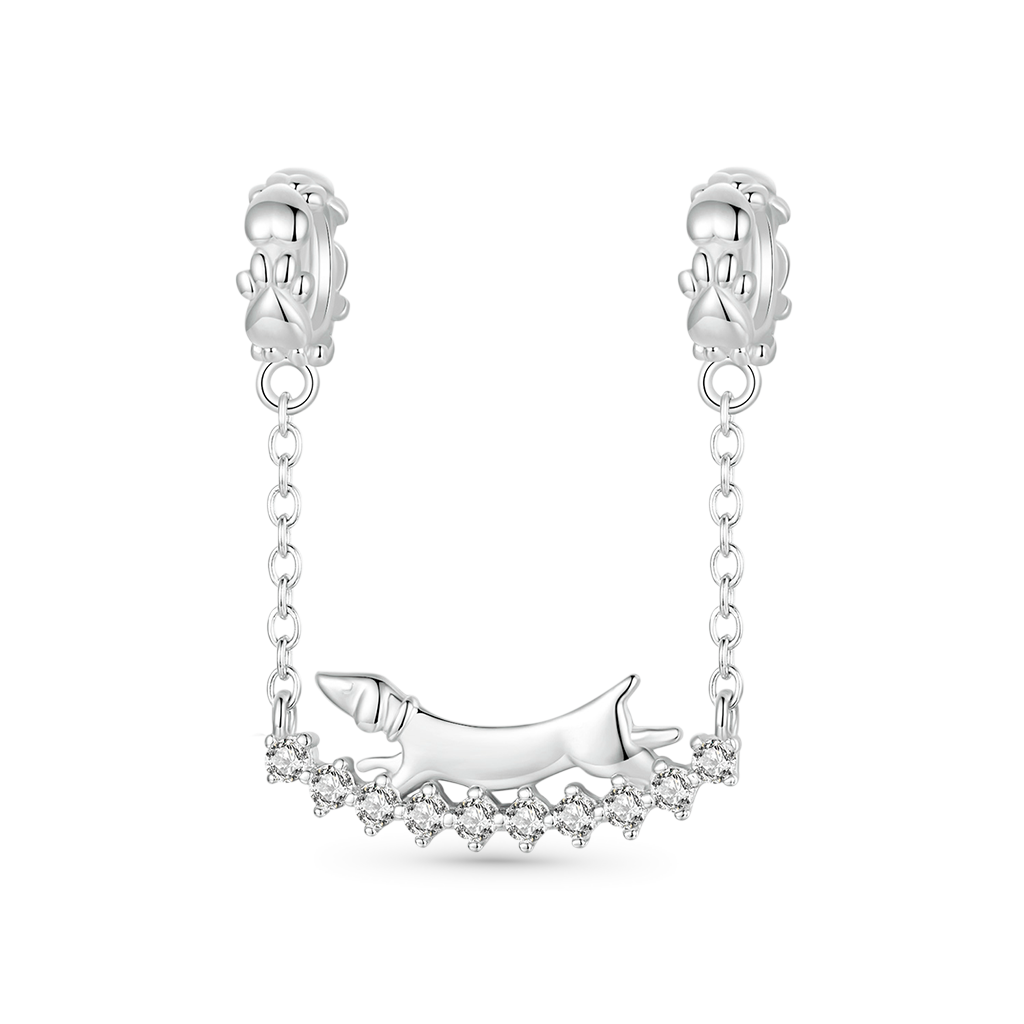 Gnoce Dachshund Safety Chain Charm_1