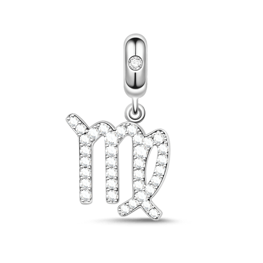 Gnoce "Remember Me in Your Heart" 925 Sterling Silver Virgo Charm Zodiac Sign Pendant With Cz For Bracelet_1