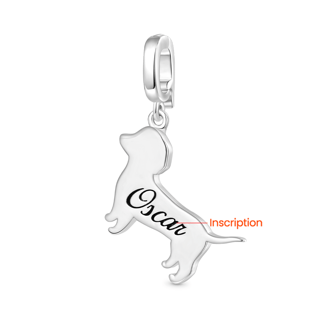 Gnoce Engravable Dog Clasp Clusters Charm_2