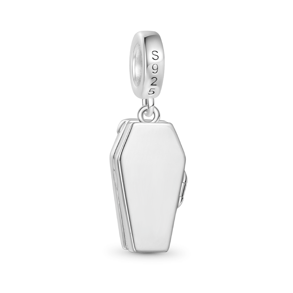 Gnoce Openable Bleeding Coffin Halloween Pendant Dangle Charm_3