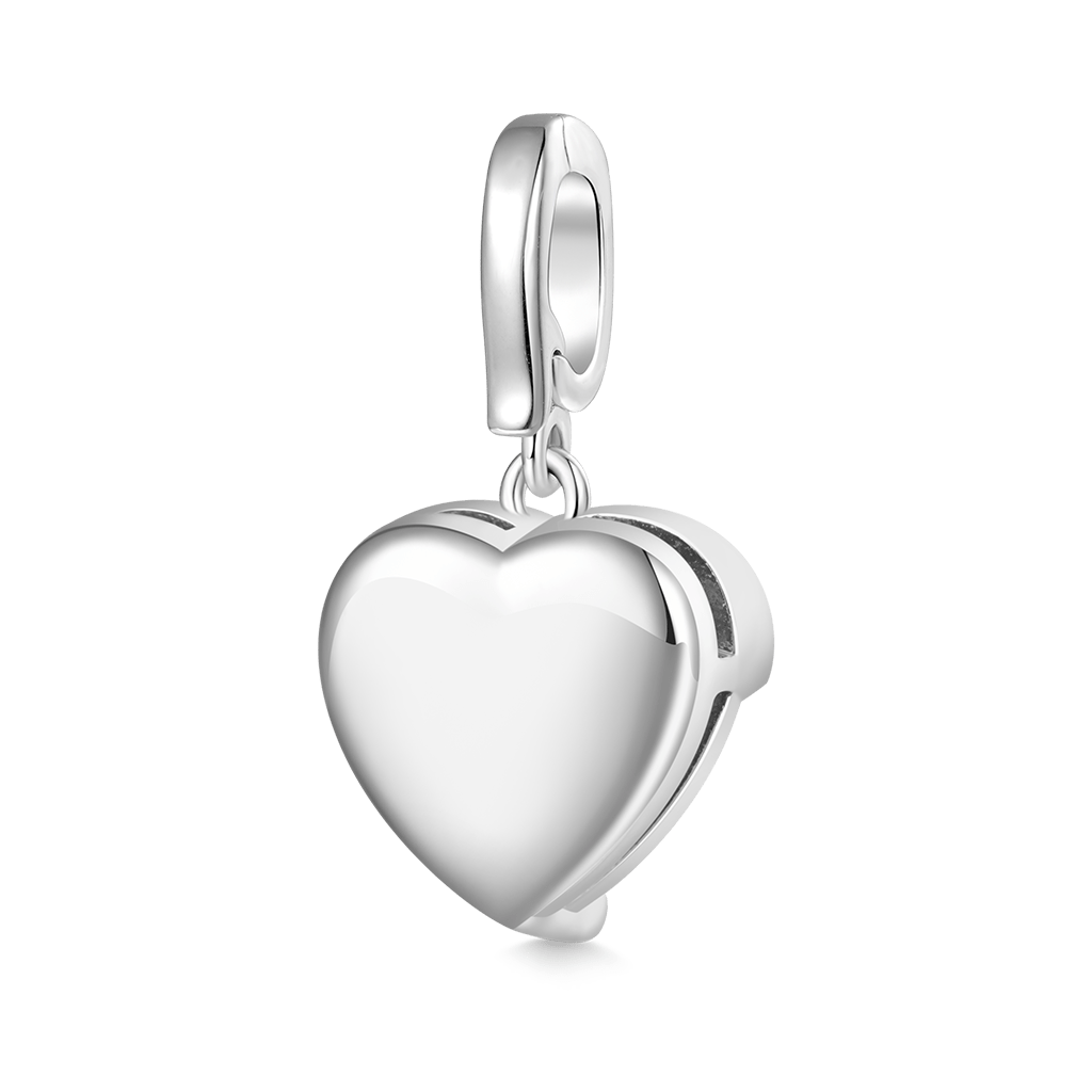 Gnoce Melting Heart Birthstone Clasp Clusters Charm_2