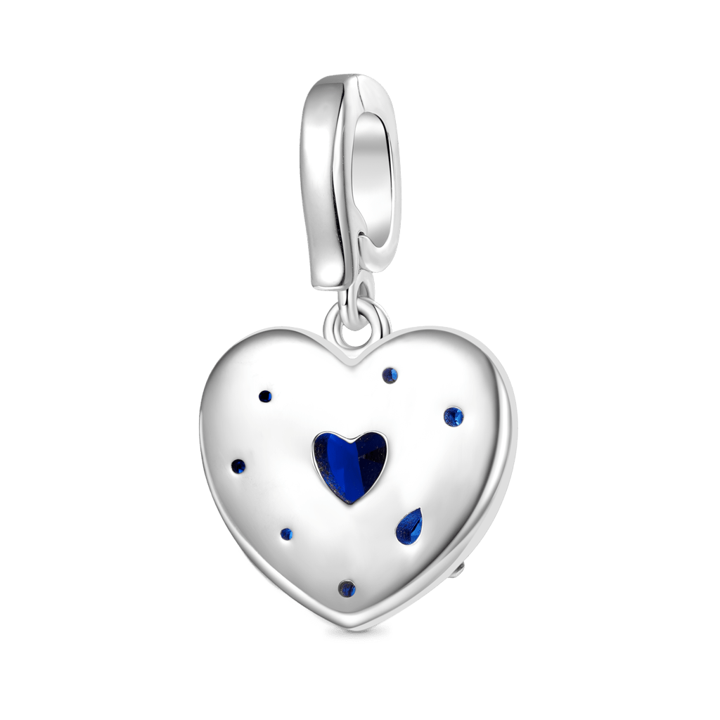 Gnoce Birthstone Heart Moon Clasp Clusters Charm_2