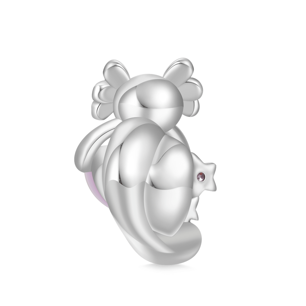 Gnoce Mexican Axolotol Embraces Heart Charm_2