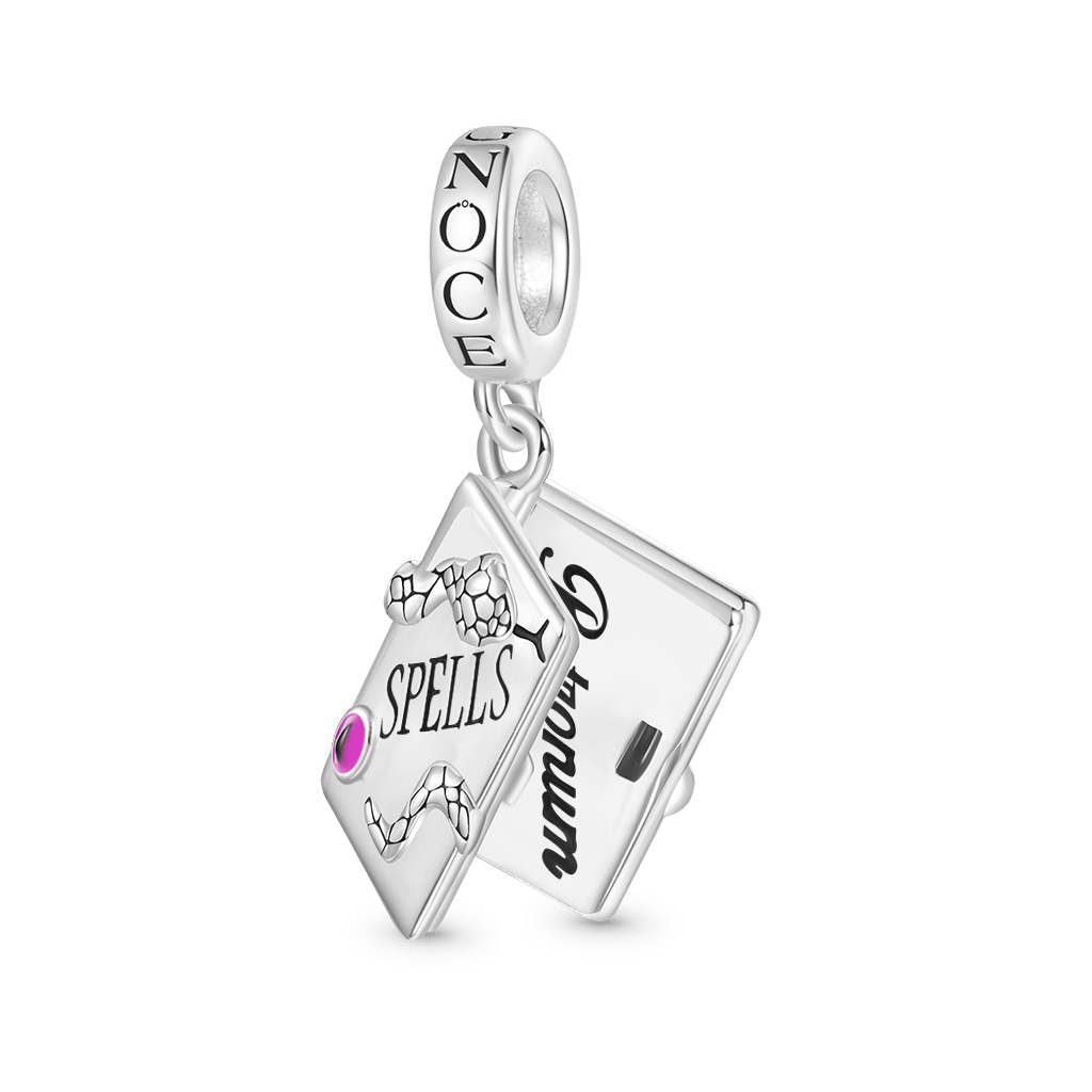 Gnoce 'Expecto Patronum' Spell Book Pendant Dangle Charm_2