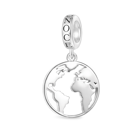 Gnoce Sparkling Earth Pendant Dangle Charm_1