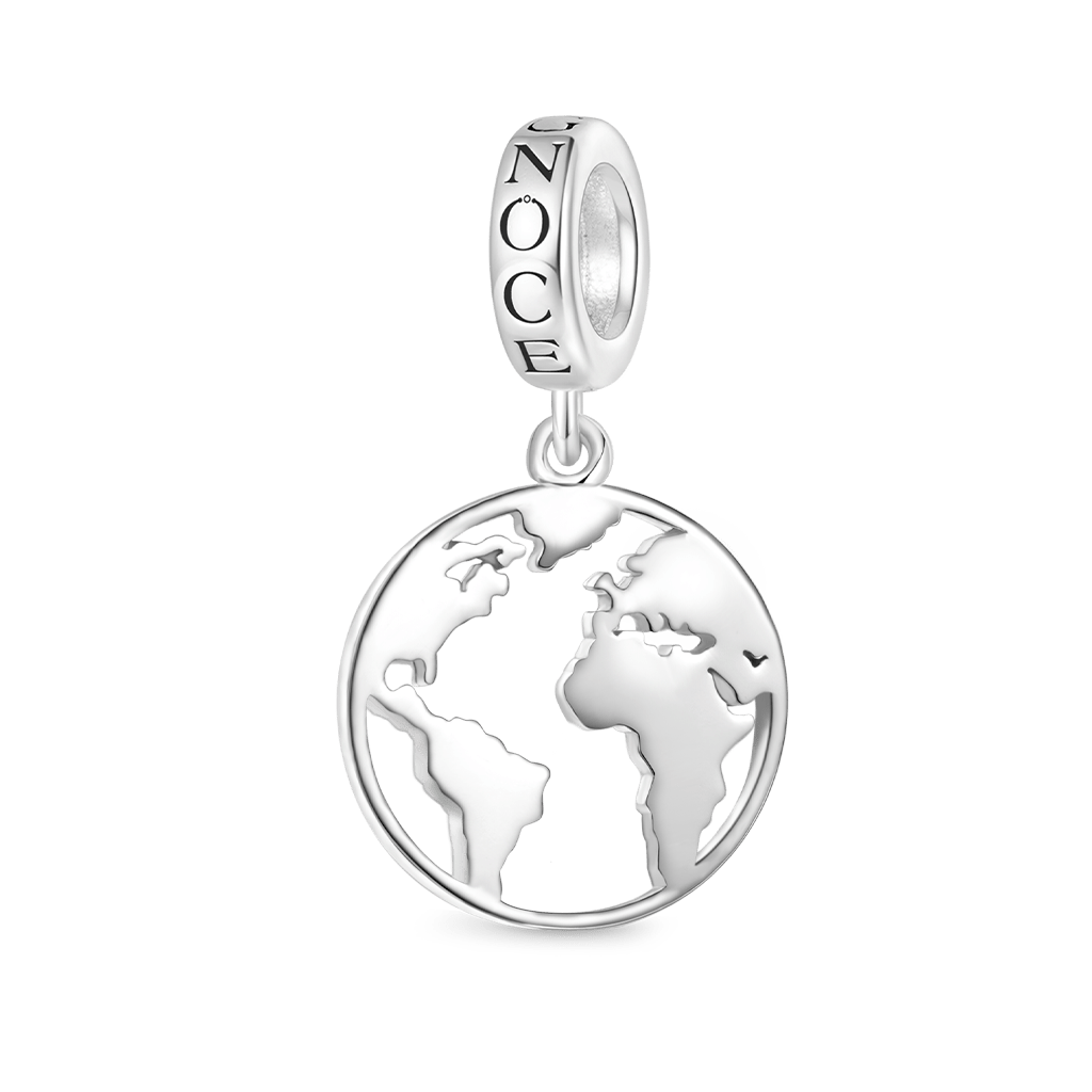 Gnoce Sparkling Earth Pendant Dangle Charm_1