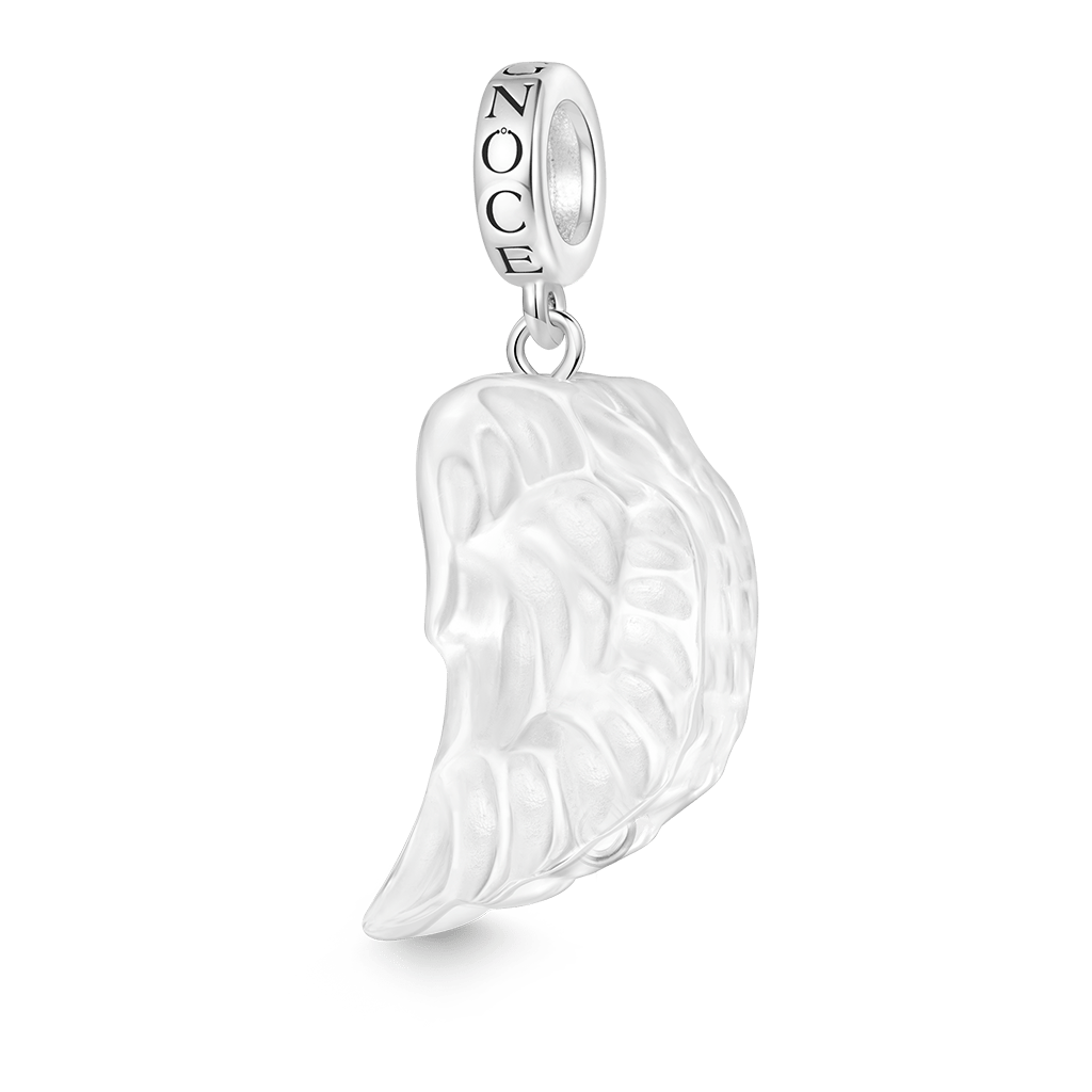 Gnoce Natural Clear Crystal Wings Pendant Dangle Charm_1