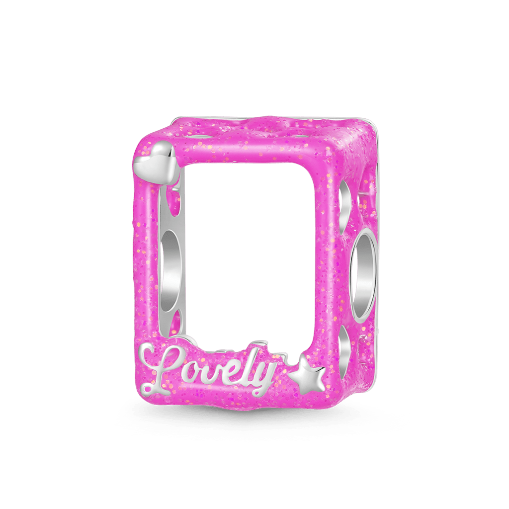 Gnoce Lovely Barbie Pink Bear Box Double-layer Charm_5