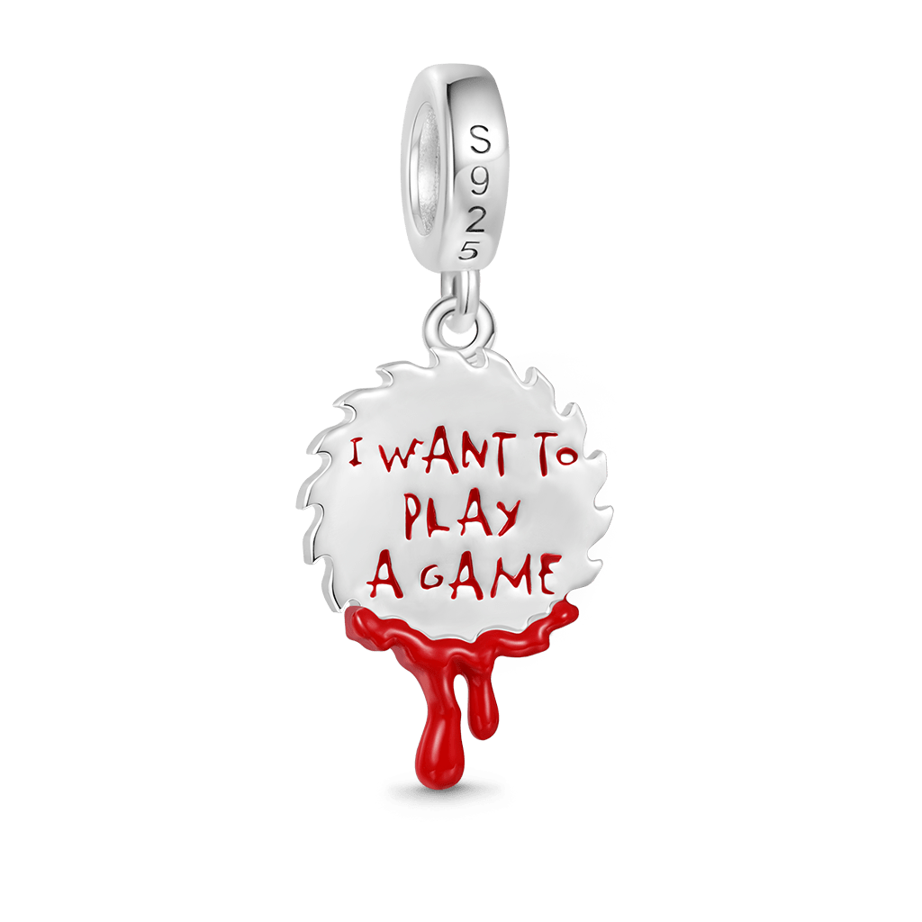 Gnoce Dripping Blood SAW Pendant Dangle Charm_2