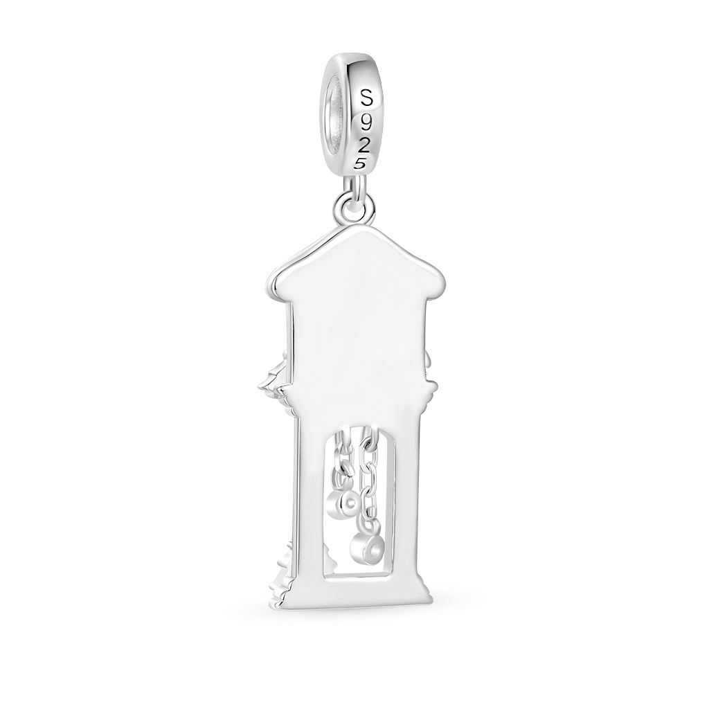 Gnoce Christmas Pendulum Clock Pendant Dangle Charm_2