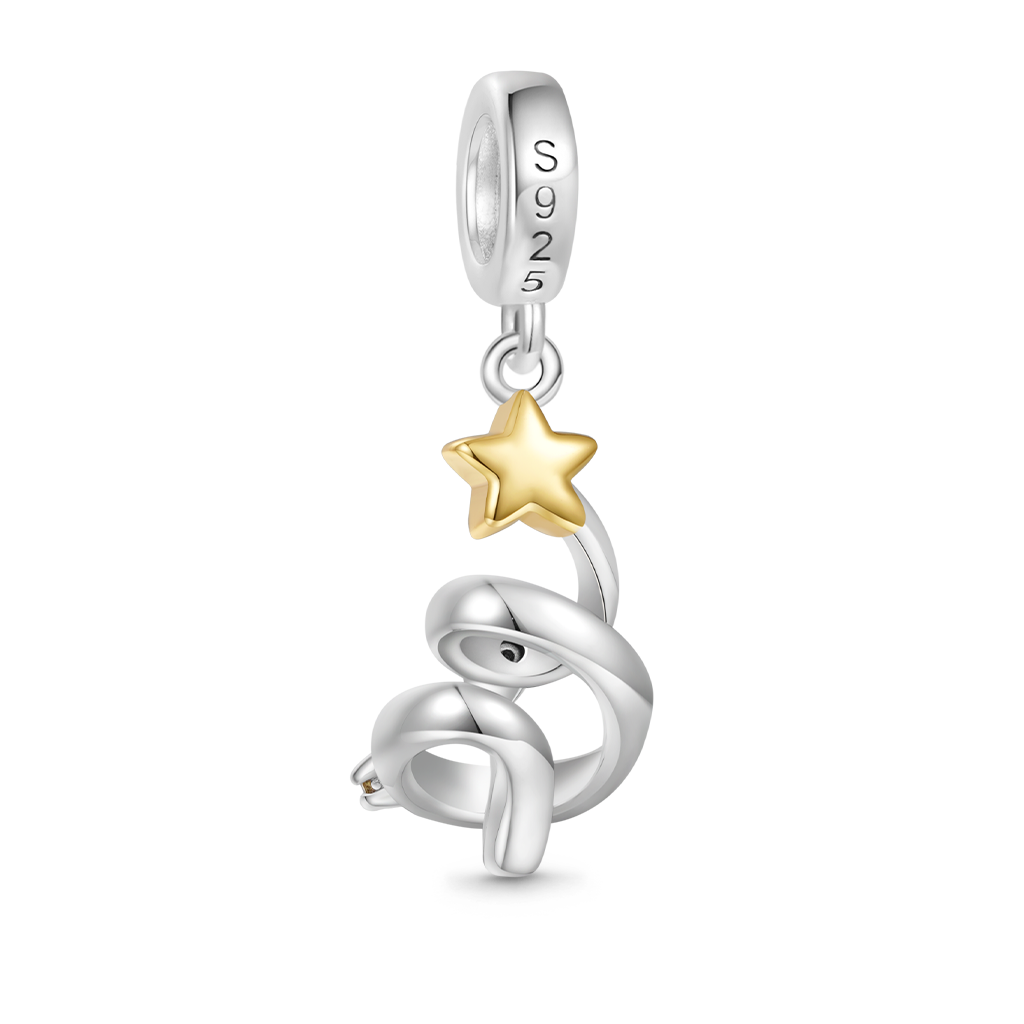 Gnoce Lucky Star Birthstone Christmas Tree Pendant Dangle Charm_3