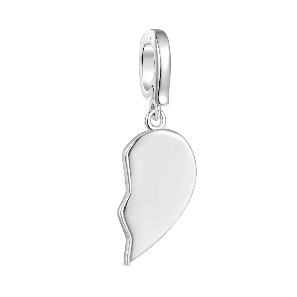 Gnoce Best Friend Left Heart Clasp Clusters Charm_2