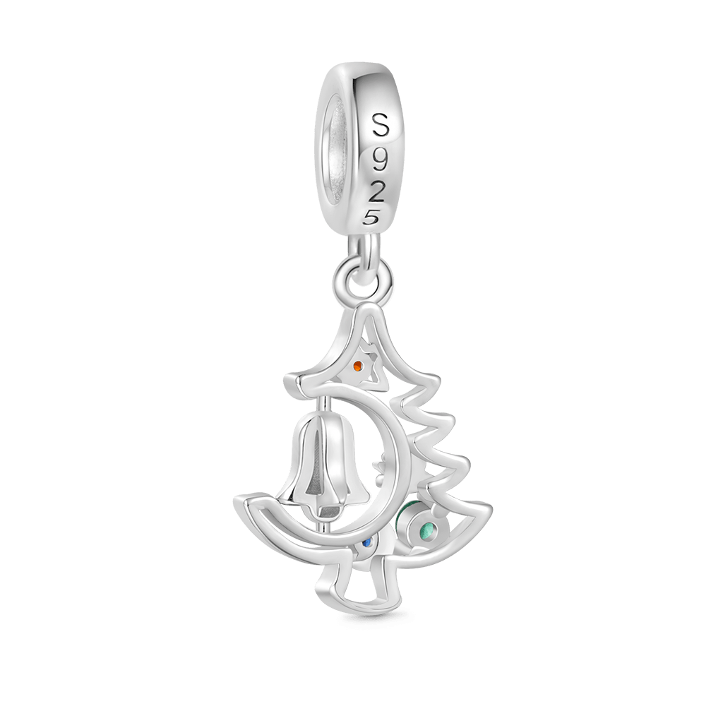 Gnoce Christmas Tree Bell Ornament Pendant Dangle Charm_3