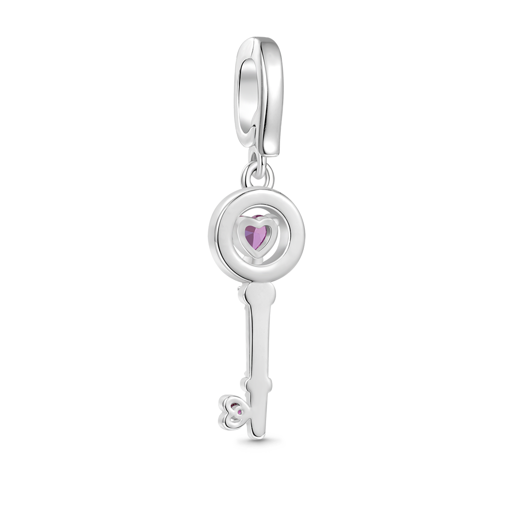 Gnoce Key to Heart Clasp Clusters Charm_2