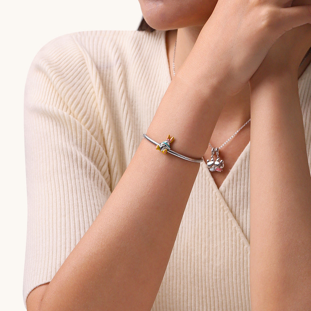 Gnoce Cute Easter Bunny Gnome Charm_4