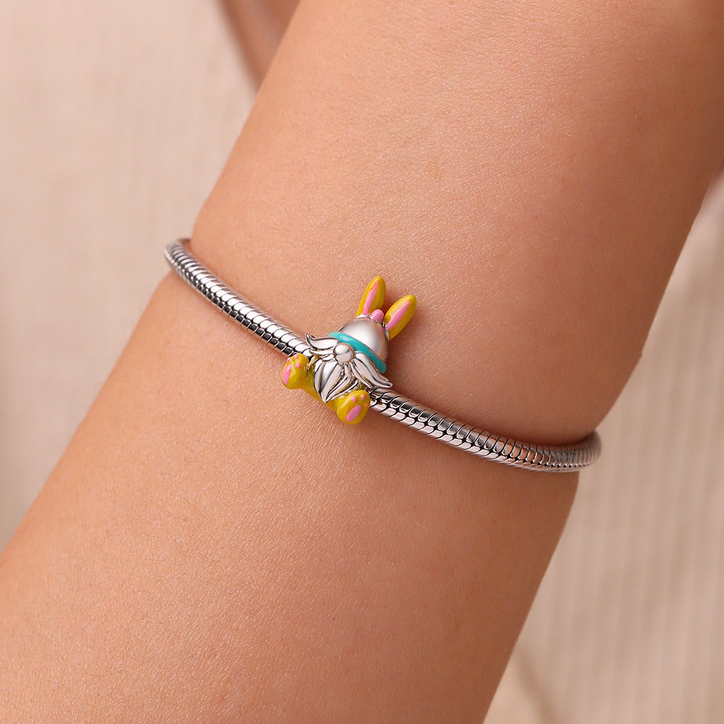 Gnoce Cute Easter Bunny Gnome Charm_5