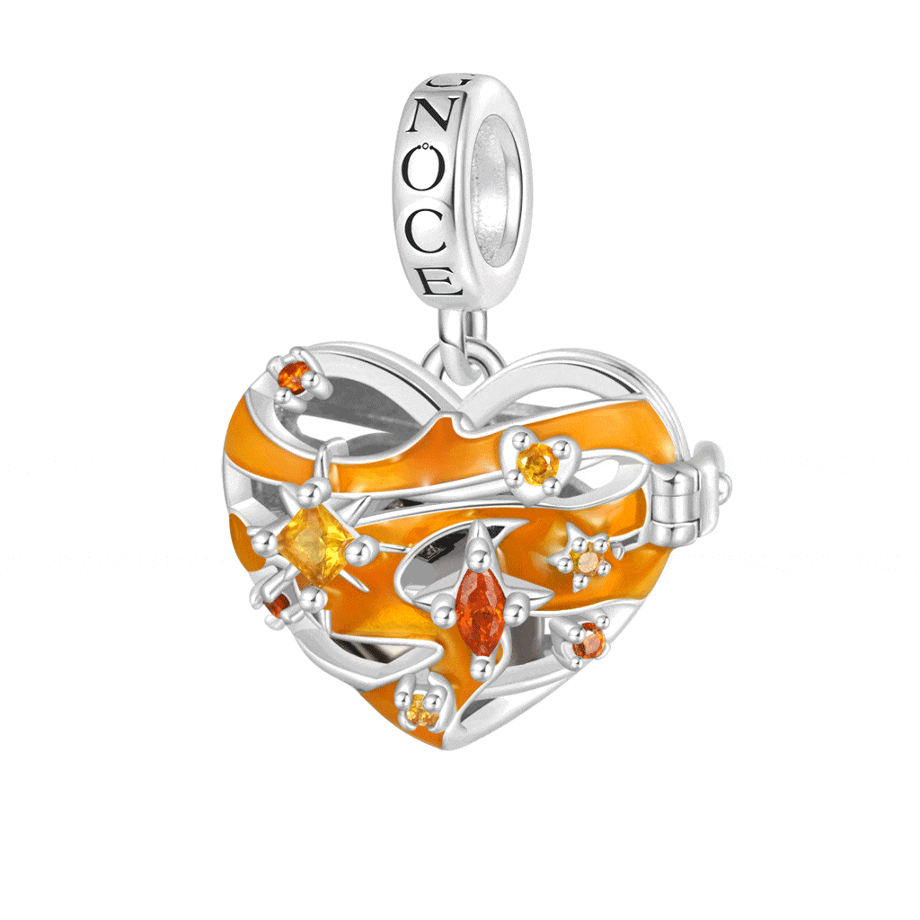 Gnoce Heart Solar System Wireless LED Glow Venus Pendant Dangle Charm_1