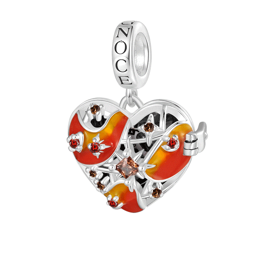 Gnoce Heart Solar System Wireless LED Glow Mars Pendant Dangle Charm_1