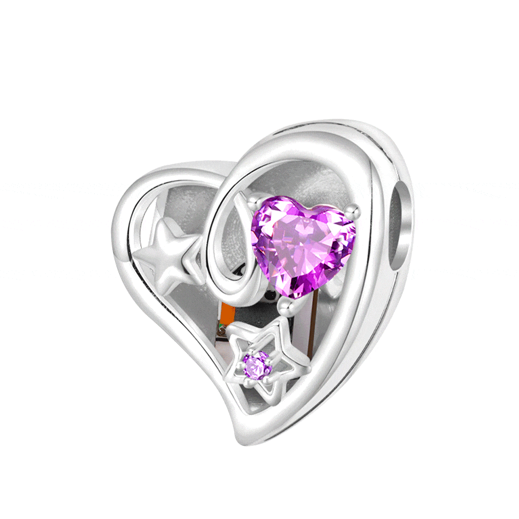 Gnoce Magic Wand Sensor Light-up Wireless Pink Heart Charm_1