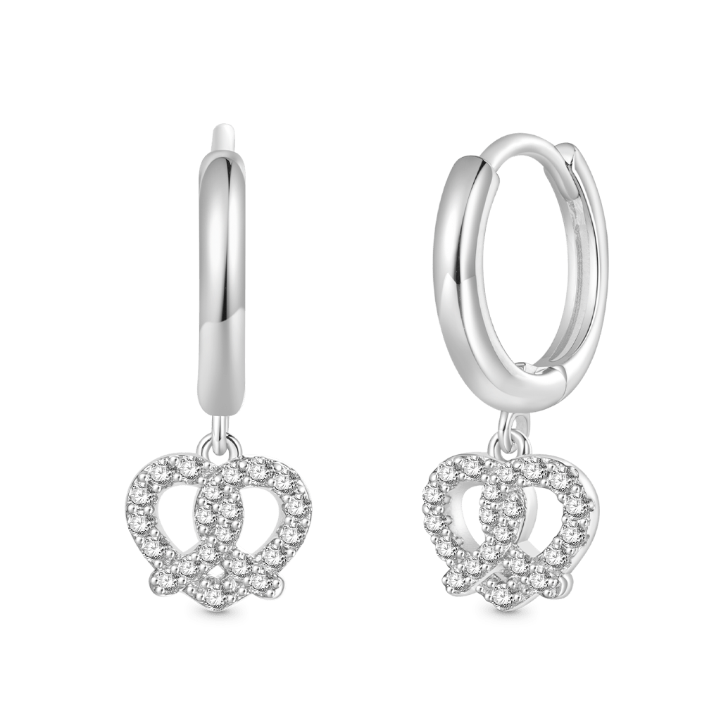 Gnoce Pretzel  Food Hoop Earrings_1