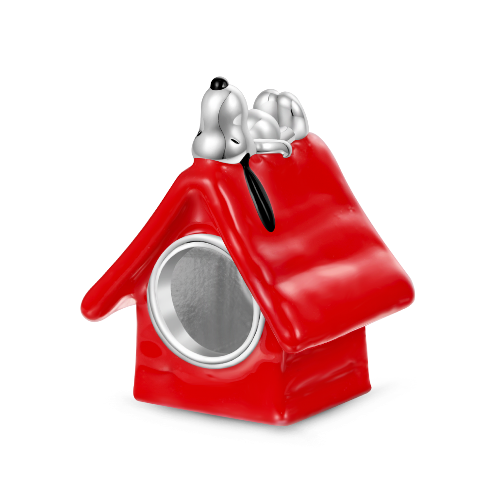 Gnoce Peanuts Snoopy Dog House Charm_1