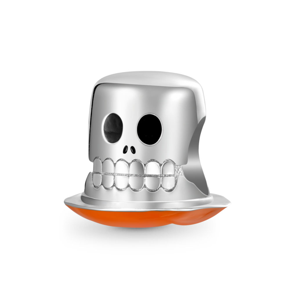 Gnoce Double-layer Skull Pumpkin Head Charm_2