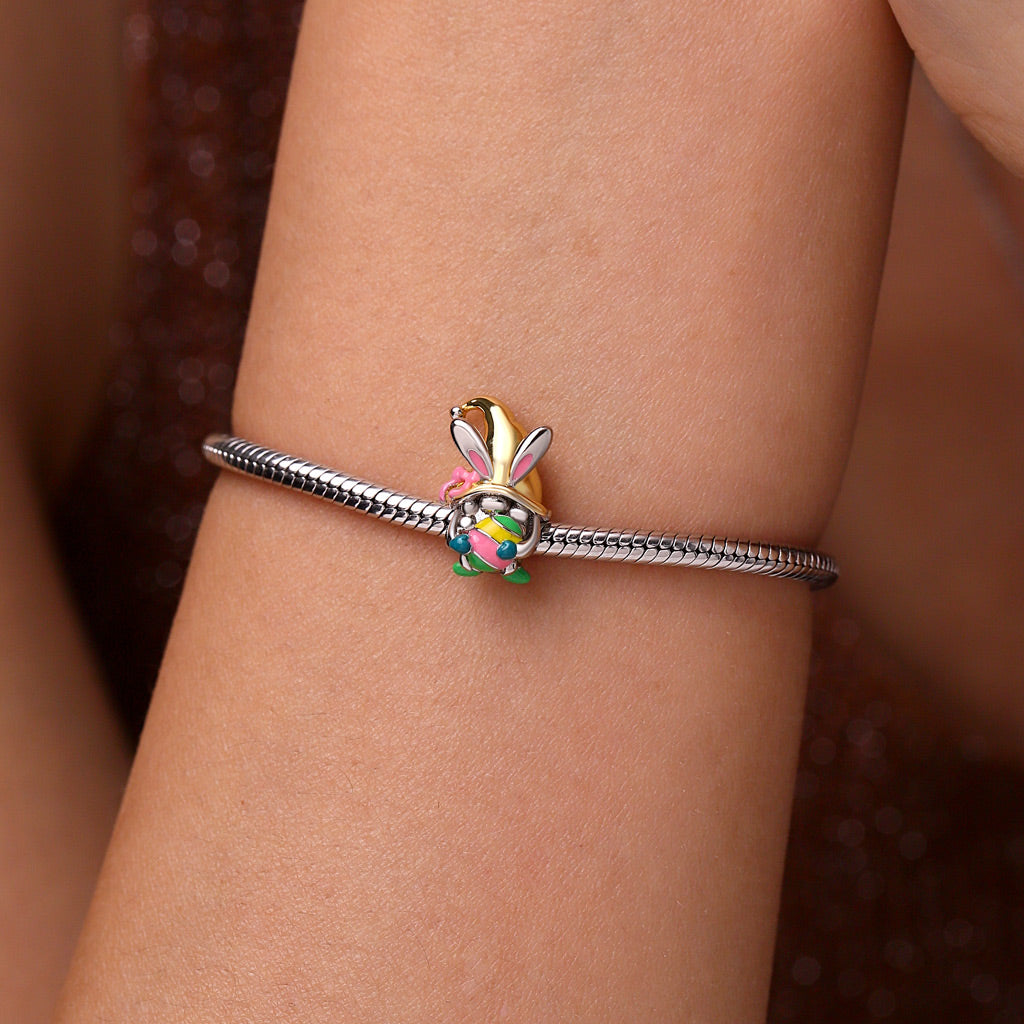 Gnoce Easter Bunny Gnome Hug Egg Charm_5