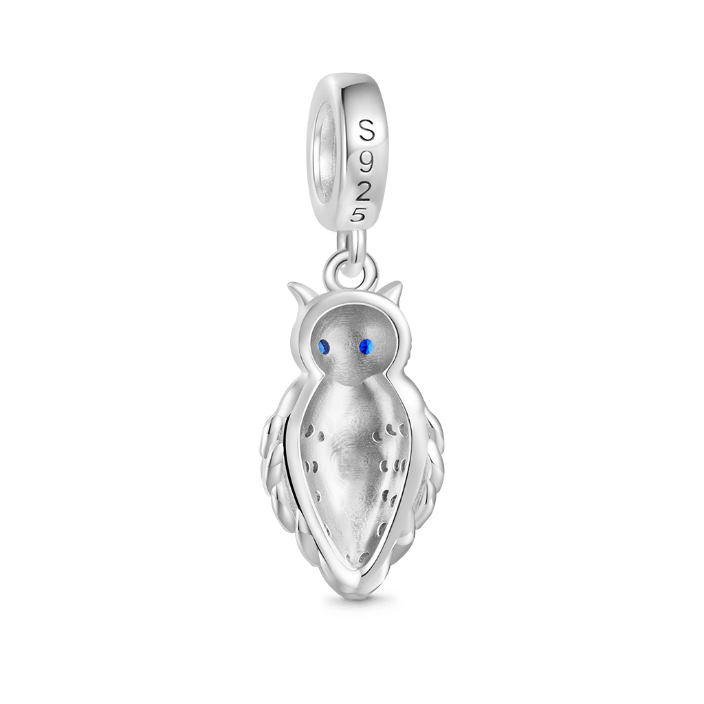 Gnoce Hollow Owl Wings Light Shadow Pendant Dangle Charm_2