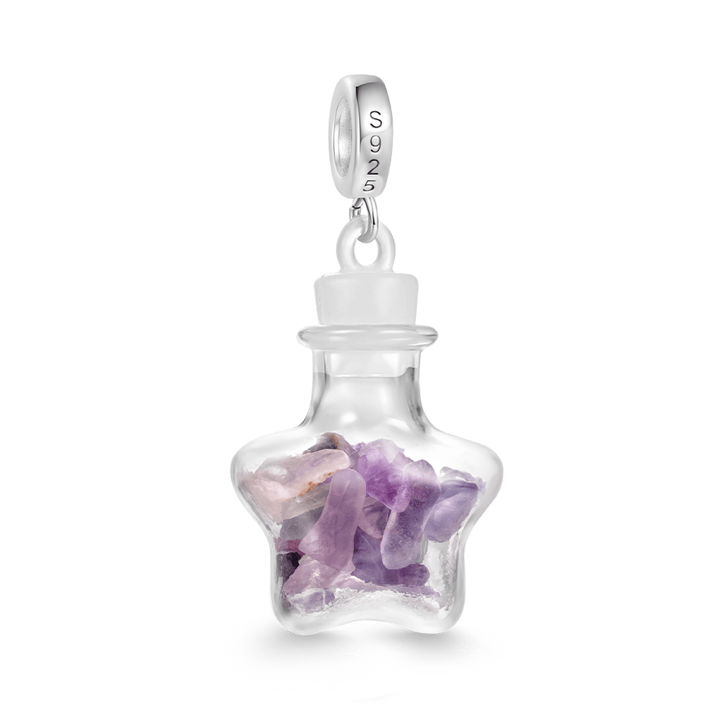 Gnoce Natural Multicolor Crystal Abstract Pendant Dangle Charm_2