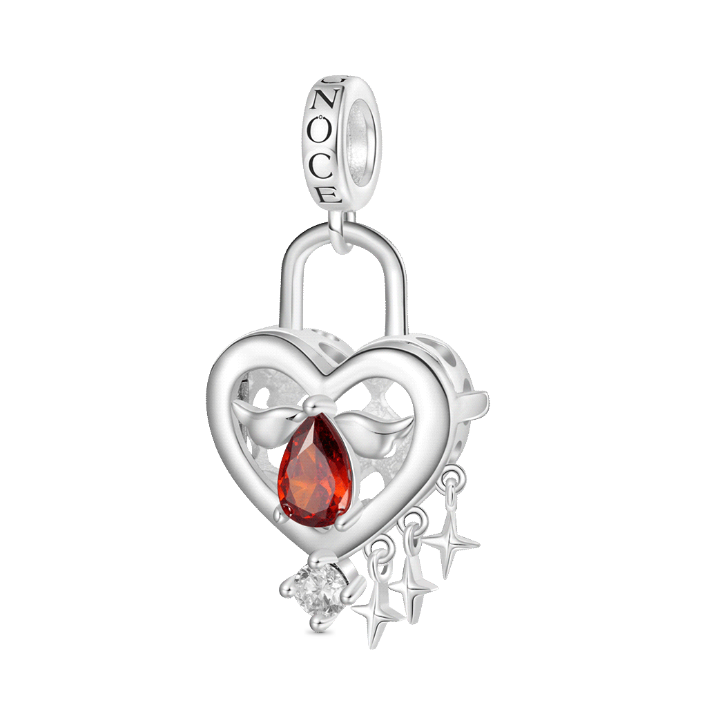 Gnoce Valentine's Day Love Lock Wireless LED Light Up Pendant Dangle Charm_2