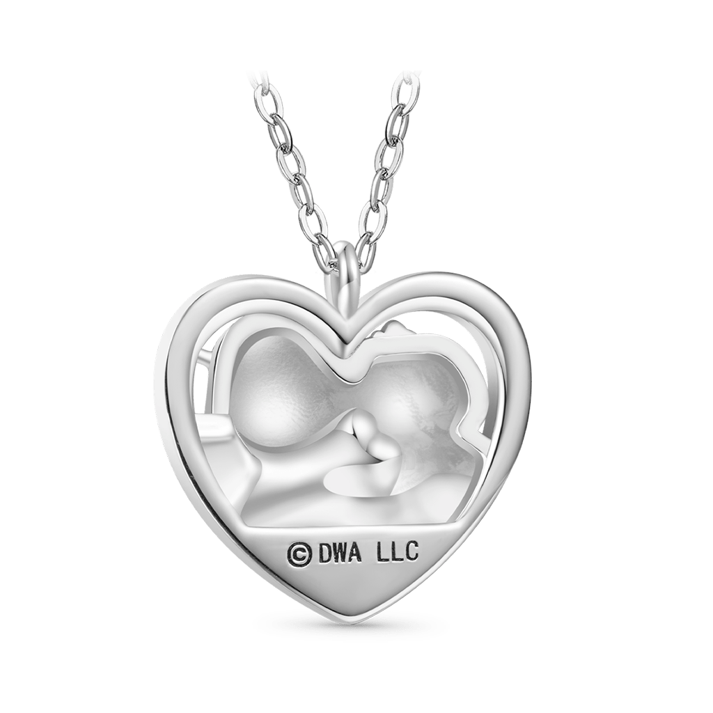 Gnoce Shrek & Fiona Heart Necklace_2
