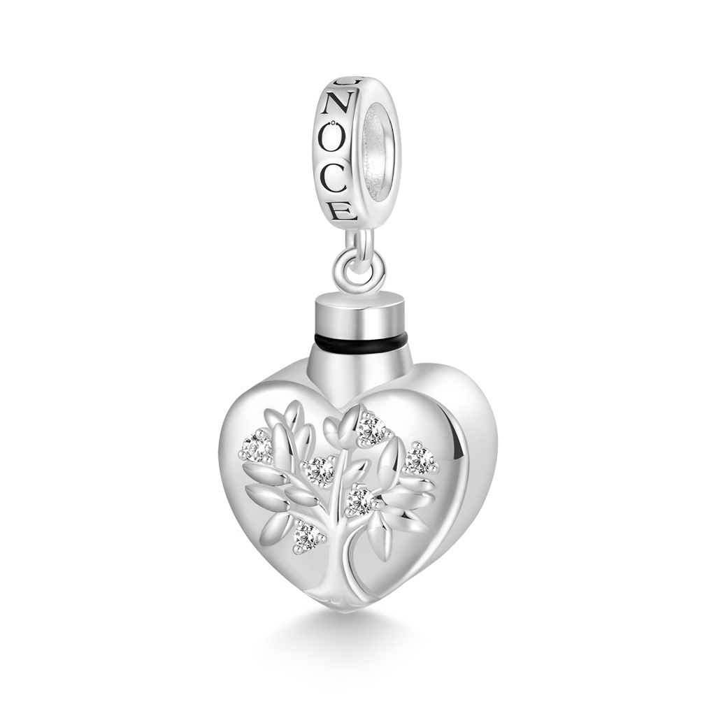 Gnoce Engravable Tree of Life Memorial Urn Ashes Pendant Dangle Charm_2