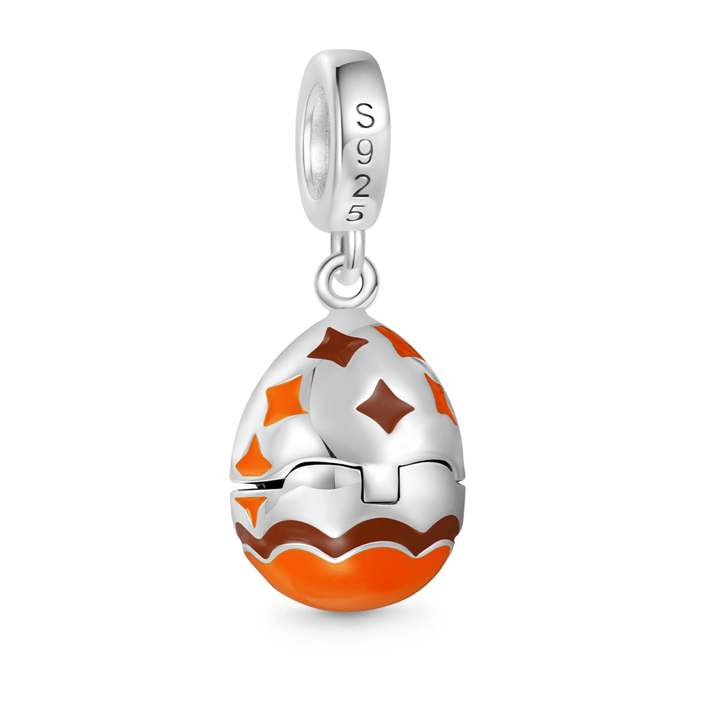 Gnoce Openable Easter Dragon Egg Pendant Dangle Charm_3