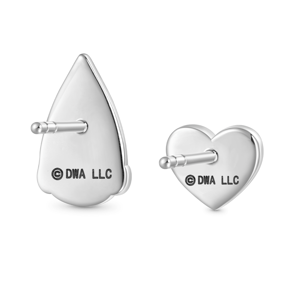 Gnoce Trolls Branch Heart Mismatched Stud Earrings_2