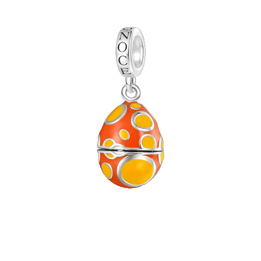 Gnoce Openable Easter Egg-Pocket Dachshund Pendant Dangle Charm_1
