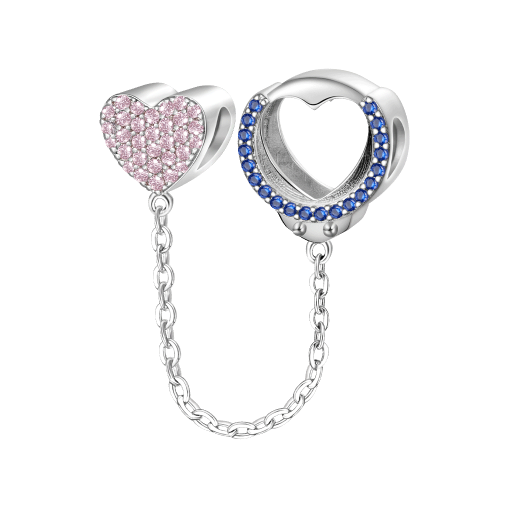 Gnoce Personalized Double-layer Love Handcuffs Charm_1